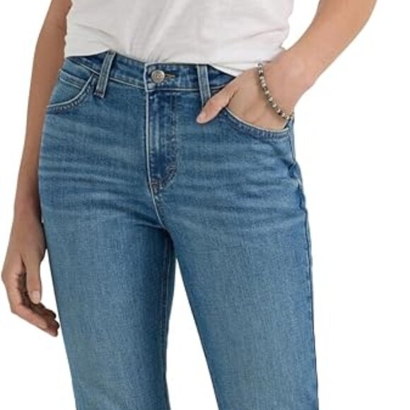 Lee Denim - Lee Women's Legendary Mid Rise '90s Taper Denim Jean Lesson Learned, Size 8